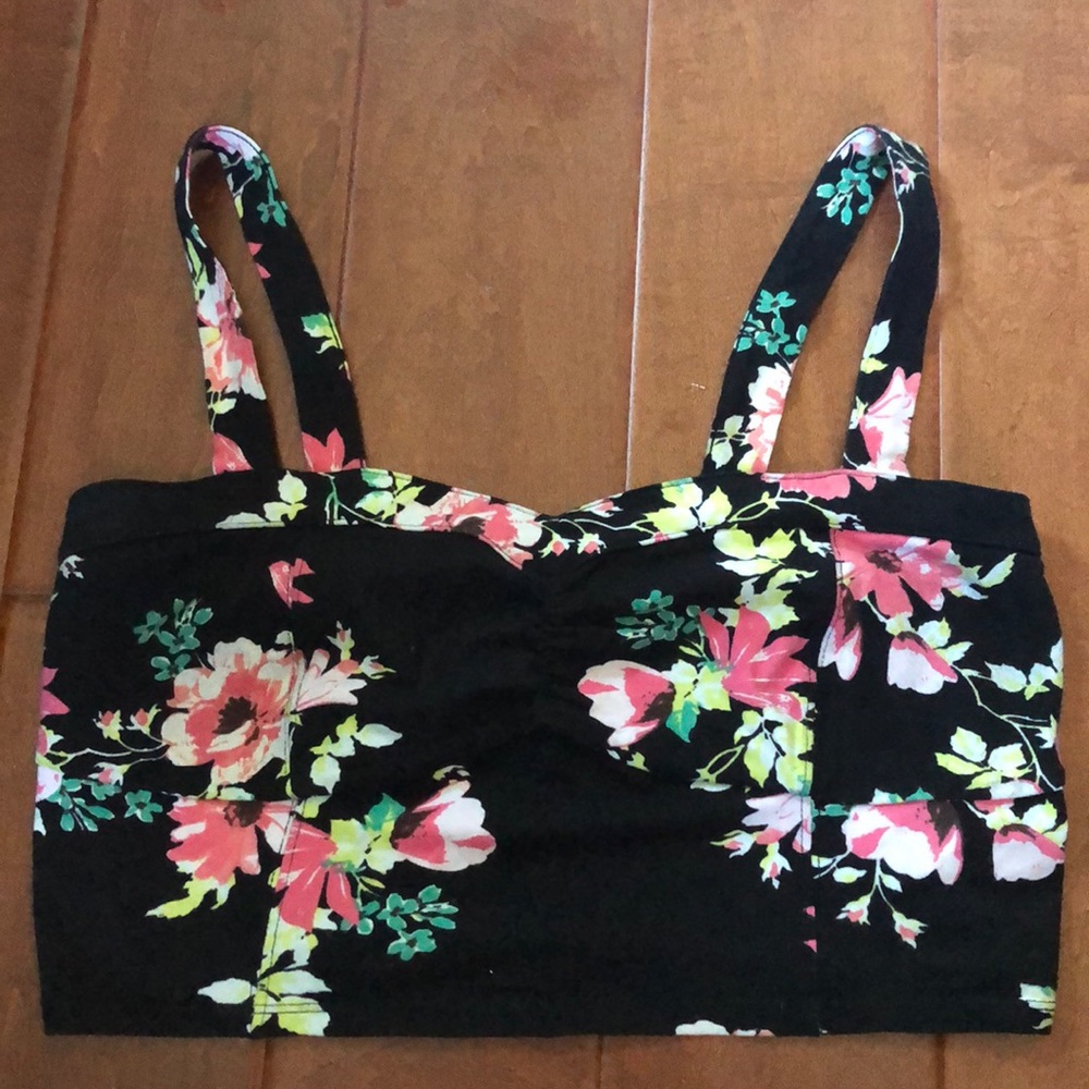 Floral crop top